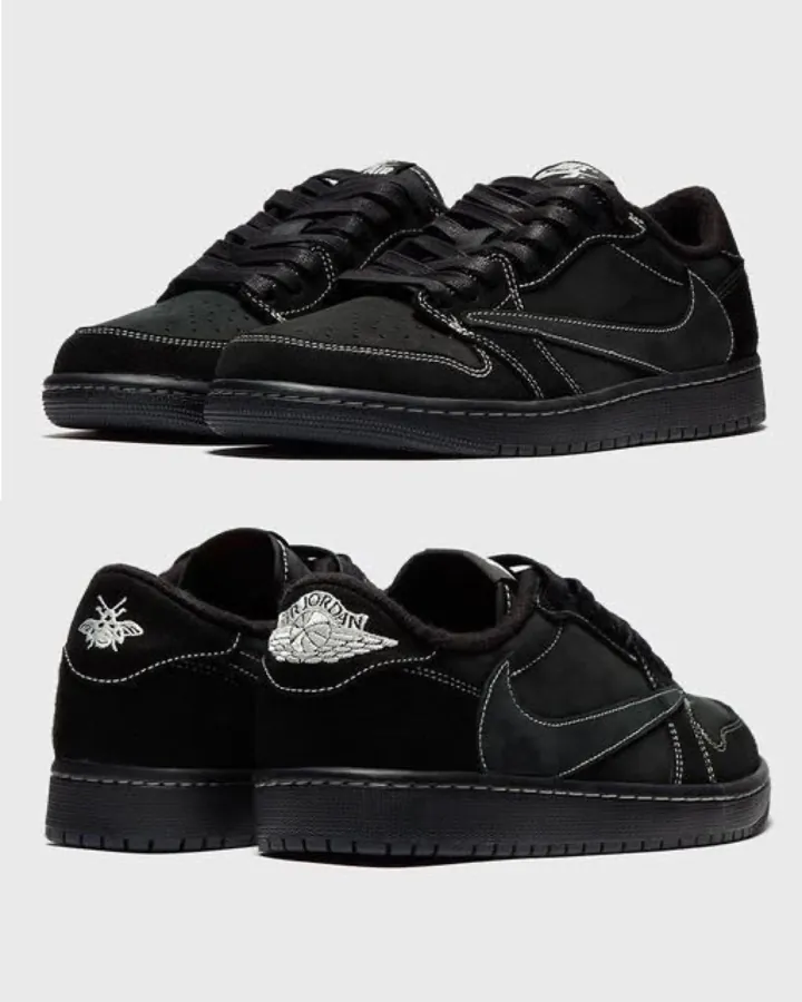 Travis Scott x Air Jordan 1 Low 'Black Phantom'